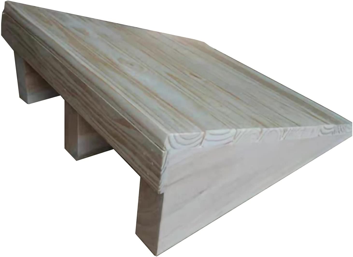 Wooden Threshold Ramp for Wheelchairs, with Non-Slip Surface, 2' - 6' Rise, Portable Mobile Scooter Ramp, for Home, Steps, Stairs, Doorways (Size : 30.8x30x12cm/12.1x11.8x4.7in)
