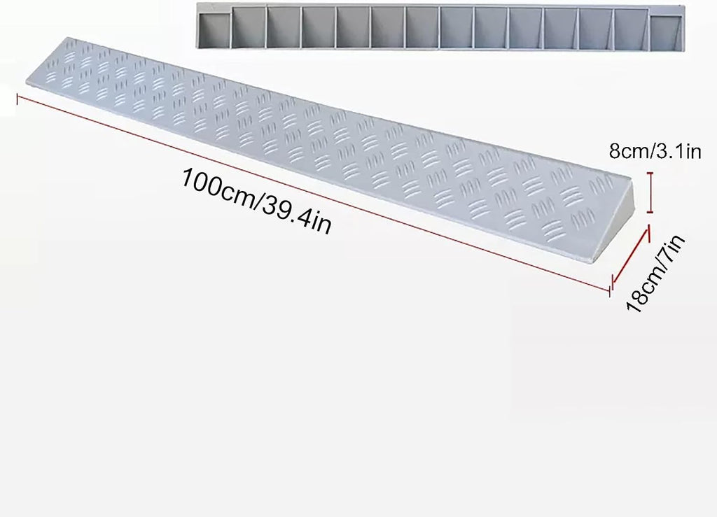 Ramps Portable Threshold Ramps, 3-9cm High, Indoor Curb Ramps, Non-Slip Kerb Ramp for Threshold Wheelchair Scooter Sweeping Robot, Door Step Accessible Rise Channel Mat