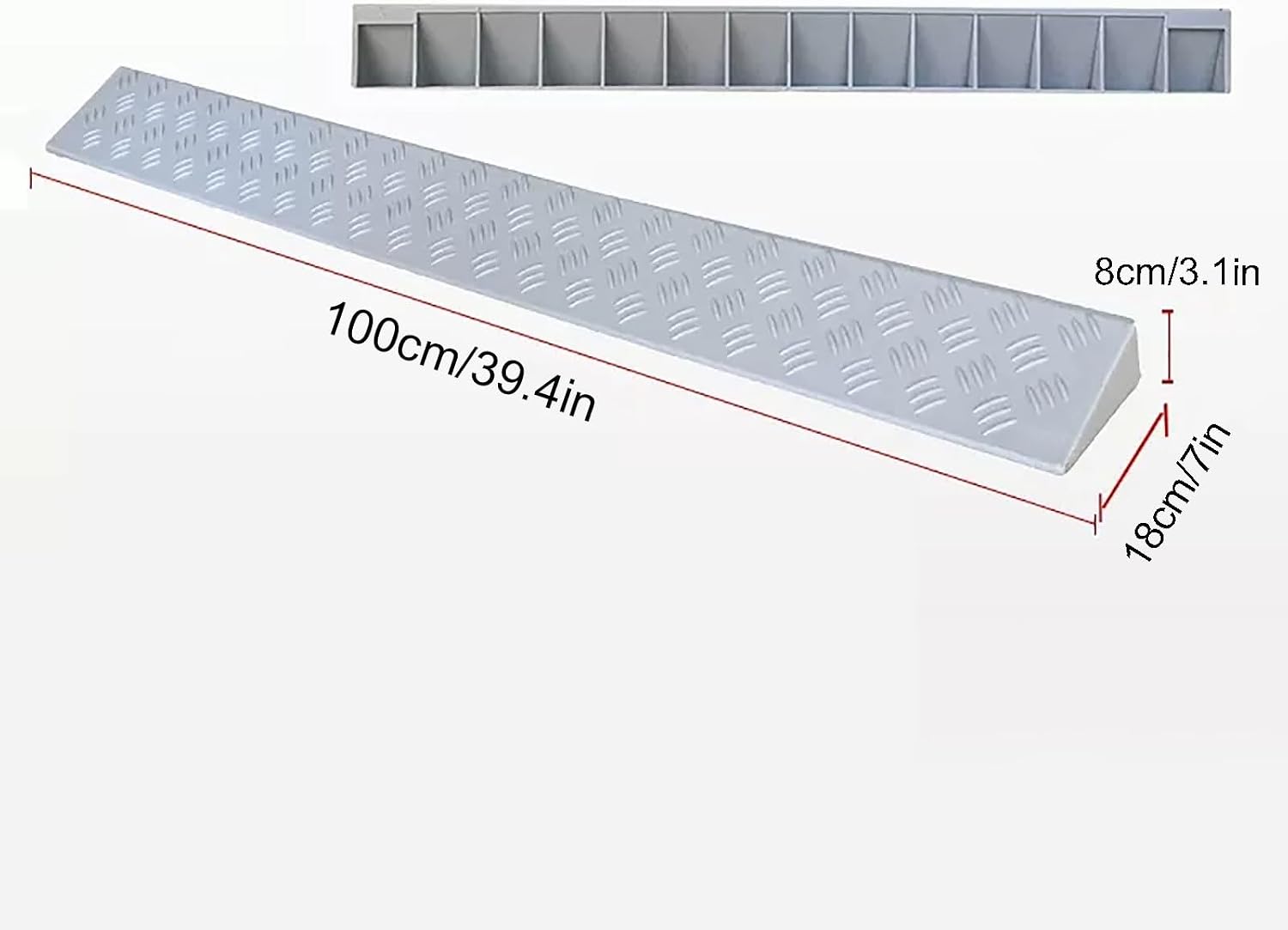 Ramps Portable Threshold Ramps, 3-9cm High, Indoor Curb Ramps, Non-Slip Kerb Ramp for Threshold Wheelchair Scooter Sweeping Robot, Door Step Accessible Rise Channel Mat