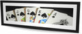 Begin Home Decor C1FM1648XAWXD7 16 x 48 in. Card Game Spades Royal Flush Closeup Wall Art - Hyperrealist Print