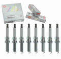 8 pc NGK Laser Iridium Spark Plugs compatible with Land Rover Range Rover 5.0L V8 2010-2017