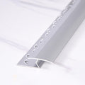 Carpet to Wood Floor Transition Strip - Metal Z Molding Doorway Threshold Edging Trim for Tile and Hardwood Flooring - Cuttable Design for Easy Installation