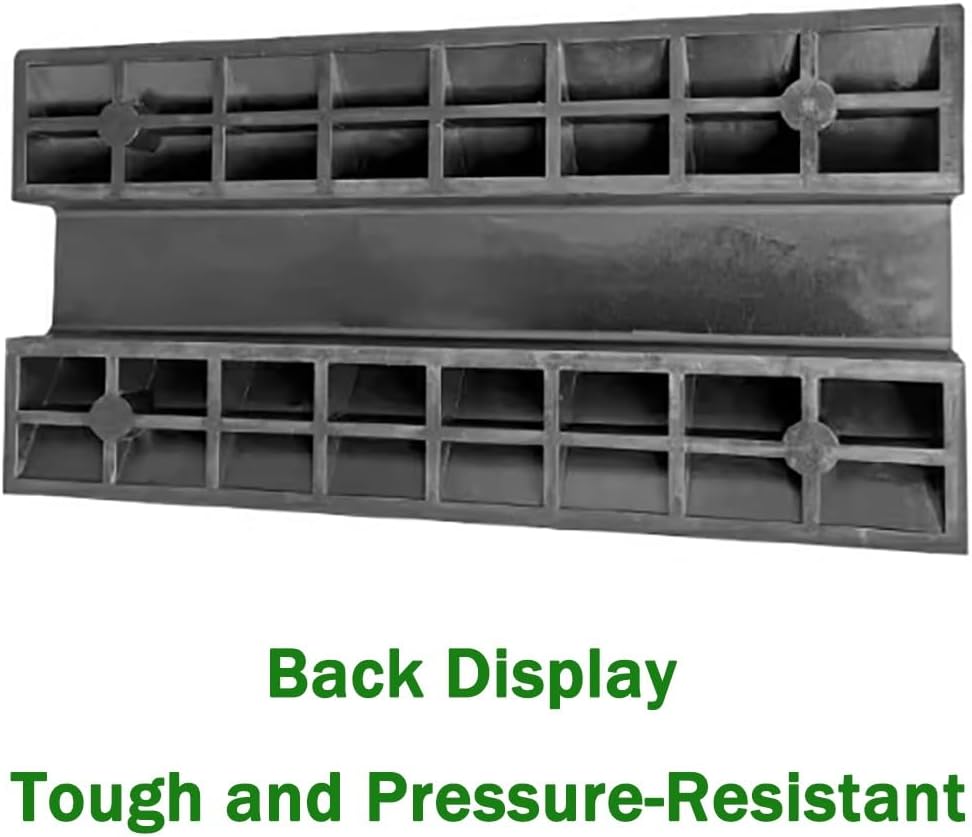 3' Rise Wheelchair Ramp Access Ramps, Bridge Threshold Ramp Heavy Duty Rubber Entry Ramps for Sidewalk Driveways Doorway