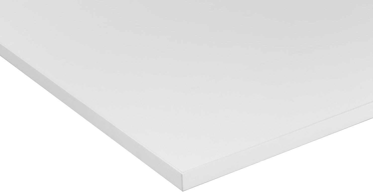Mount-It! Desk Table Top for Standing Desks - 48 Inch Wide x 29 Inch Deep, White - Universal Solid One-Piece Table Top for Sit to Stand Height Adjustable Desk Frames - Frame Sold Separately