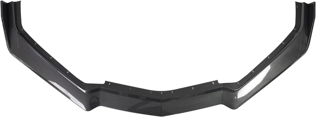 Front Bumper Lip Splitter Spoiler Compatible with Chevy Corvette C8 2020-2025, C8 Front Lip, Corvette C8 Front Splitter Air Dams Chin Spoiler Auto Parts Accessories (Front Lip-Carbon Fiber)