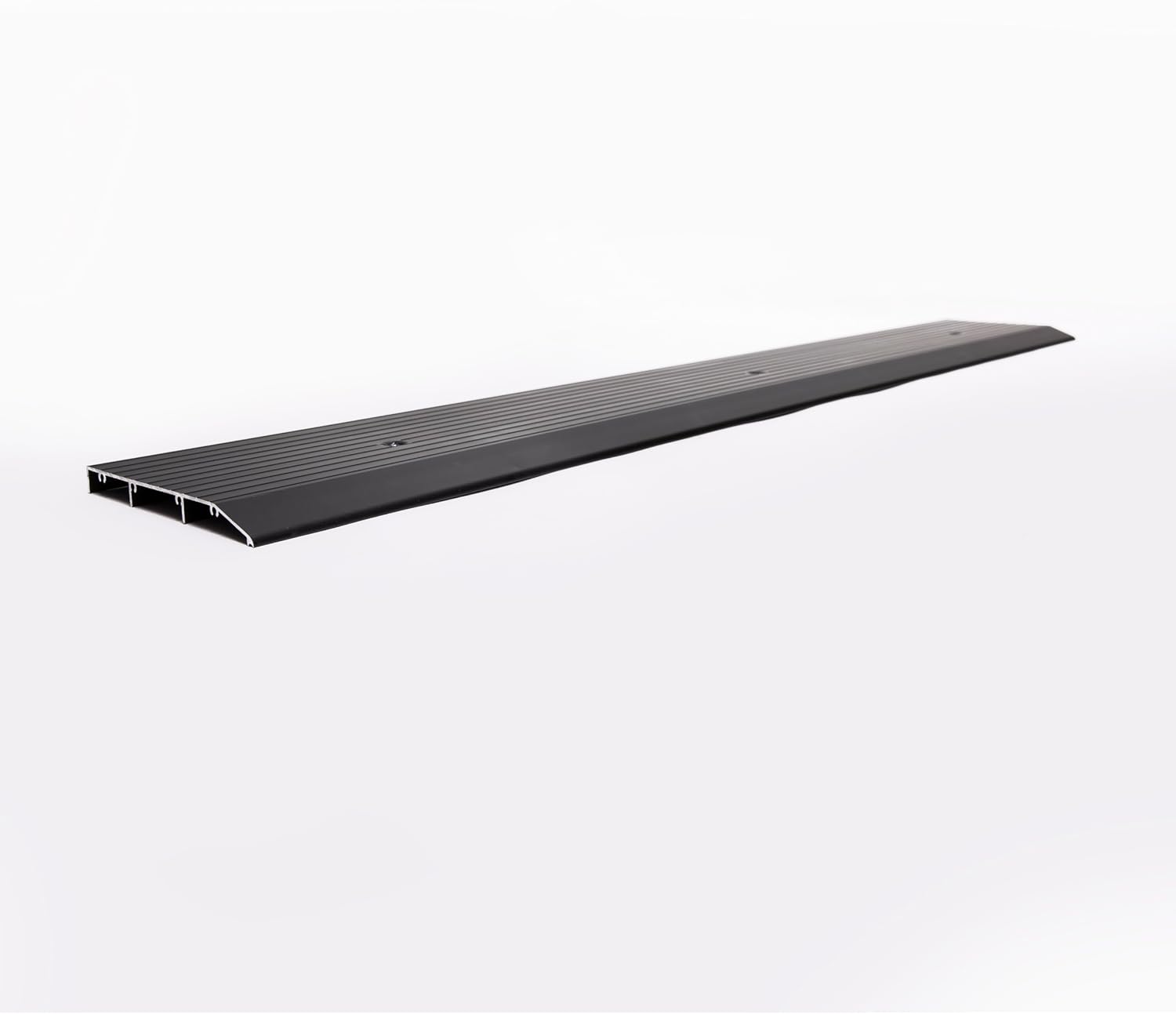 ADA Tile Saddle Threshold Aluminum ADA Compliant Door Saddle for Tile Floors – 1/2' Height – 5-1/2' or 6-1/2' Wide – Prehung Ready, Top Screw Holes Commercial-Residential (48'x 5')