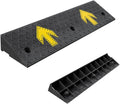 Ramp Rubber Kerb Ramps, 2in Rise Curb Ramps, Anti-Slip Threshold Ramp, Cars Shed Ramp, 4cm~10cm High Car Slope Ramp, Doorways Curb Ramp(100x25x10cm)