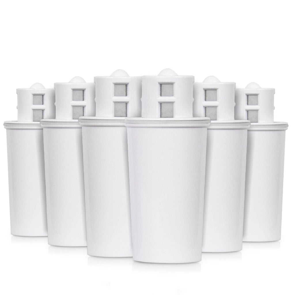 Crystal Quest Standard/SMART Water Filter Pitcher Cartridge – Advanced Filtration for Clean, Healthy Water, Removes Contaminants, Long-Lasting, Easy Installation, 2,000 Gallons [Pack of 6]