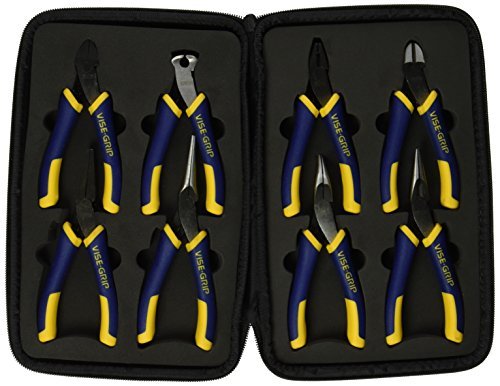 Precision Plier Set, Ergonomic, 8 Pcs.