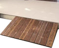 Wood Threshold Curb for Wheelchair - Non-Slip Doorway Ramp for Home Entry - 4-10 inch Rise for Patio, Yard, and Front Door Access