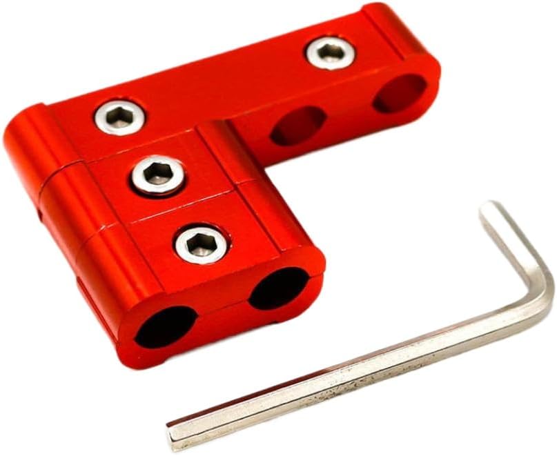 Spark Plug Wires Separator Divider Clamp Kit 8mm 9mm 10mm Red Compatible With Engine Car Accessories Parts