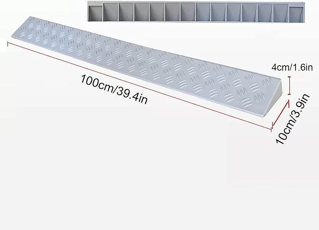 Ramps Portable Threshold Ramps, 3-9cm High, Indoor Curb Ramps, Non-Slip Kerb Ramp for Threshold Wheelchair Scooter Sweeping Robot, Door Step Accessible Rise Channel Mat