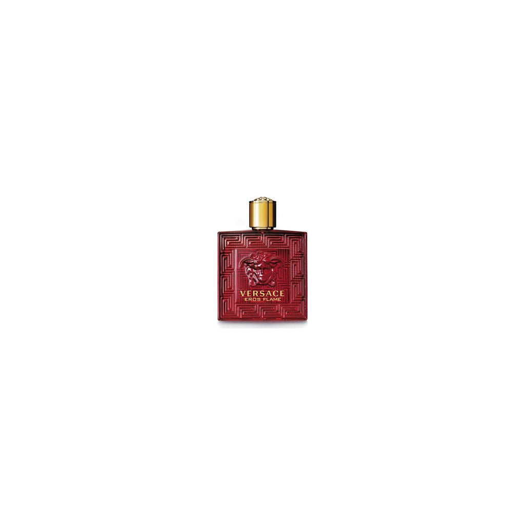 Versace Pour Homme Oud Noir 3.4 oz Eau de Parfum Spray & Eros Flame for Men 3.4 oz Eau de Parfum Spray