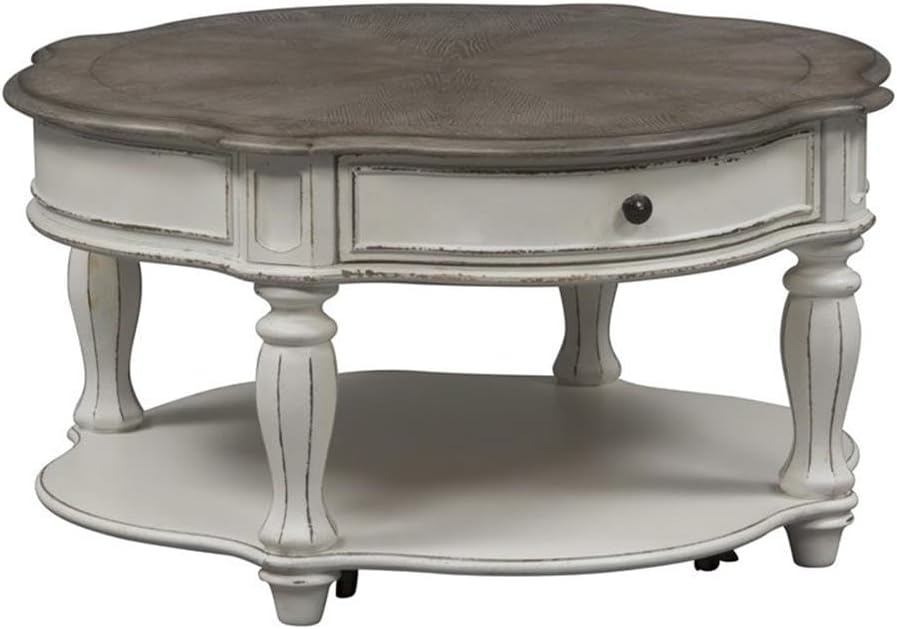 LIBERTY FURNITURE INDUSTRIES, INC. 3 Piece Set of Round Coffee Table and (Set of 2) End Table