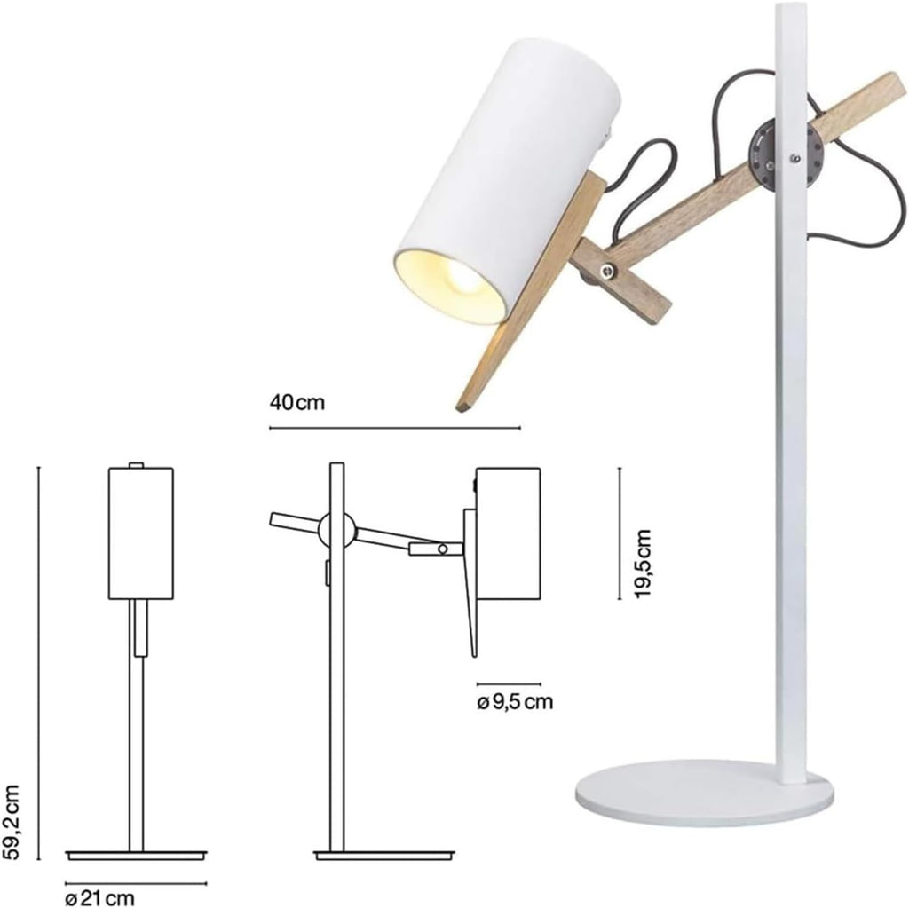 Multifunctional Solid Rocker Tabletop Bedroom nightstand Living Room Light Color Simple Table Lamps, Lighting Chandelier