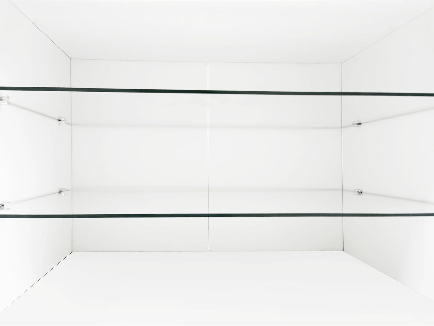 Ball & Cast Modern TV Stand for TVs up to 105 inch, 95' Entertainment Center with LED Lights and 2 Open Glass Shelves, Media Console w/Storage Cabinets for Living Room, Bedroom, White