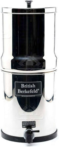 British Berkefeld® Gravity Water Filter with four 7' Super Sterasyl™ Ceramic Water Filter Elements