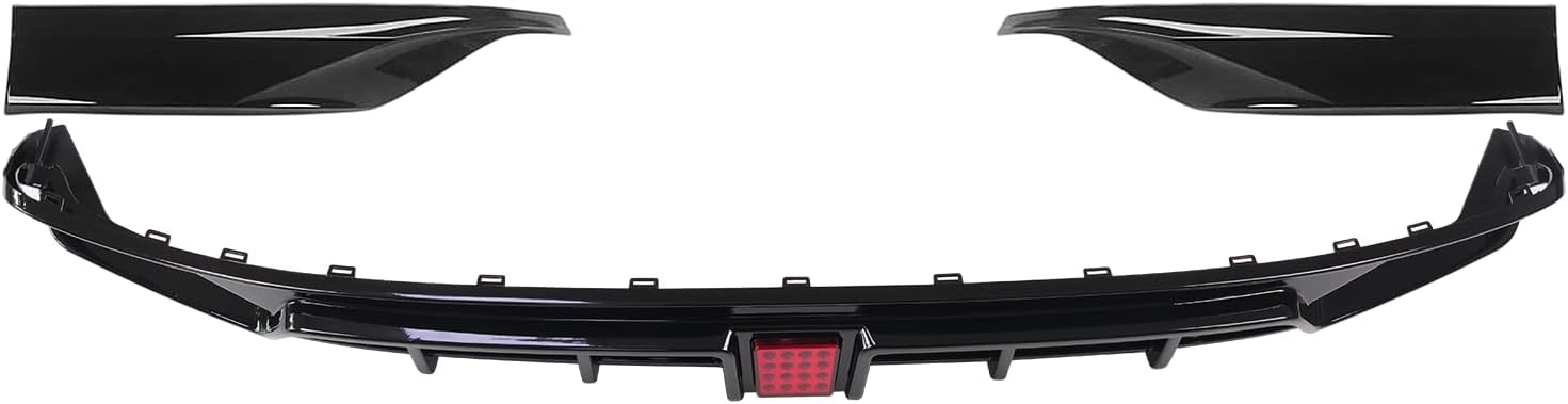 Front Bumper Lip Splitter Spoiler for 2018-2020 Honda Accord, Front Lower Bumper Valance Air Dam Deflector for 10th Gen Honda Accord Front Bumper Protector Accessories (Diffuser- Glossy Black)