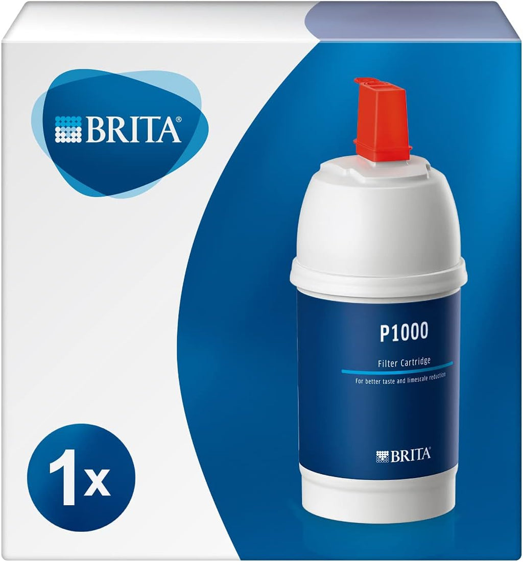 BRITA P1000 Replacement Filter Cartridge for BRITA Filter taps - 1 Pack - Reduces Chlorine, limescale and impurities