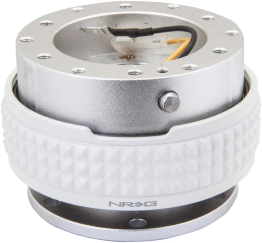 NRG Innovations SRK-210SL/GL Quick Release Kit (Silver Body / Glow in the Dark Pyramid Ring)