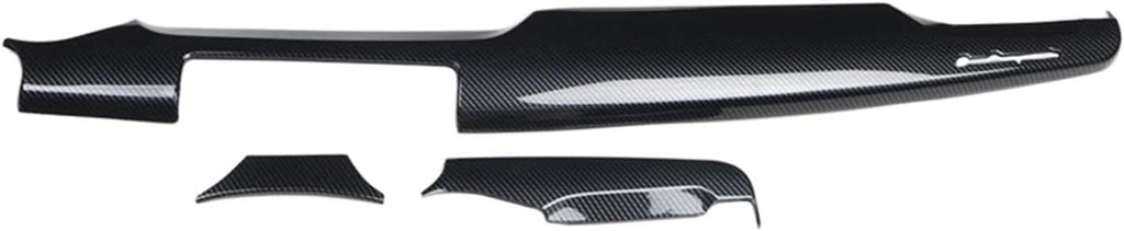 Dashboard Panel Decoration Cover Trim Compatible with Maserati Quattroporte 2014-2021 Carbon Fiber Car Interior Accessories(Carbon Fiber-LHD)