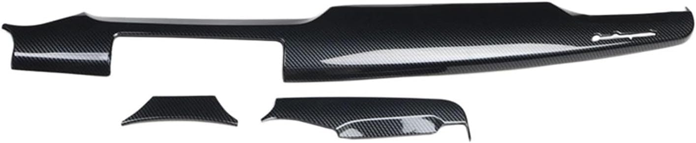 Dashboard Panel Decoration Cover Trim Compatible with Maserati Quattroporte 2014-2021 Carbon Fiber Car Interior Accessories(Carbon Fiber-LHD)