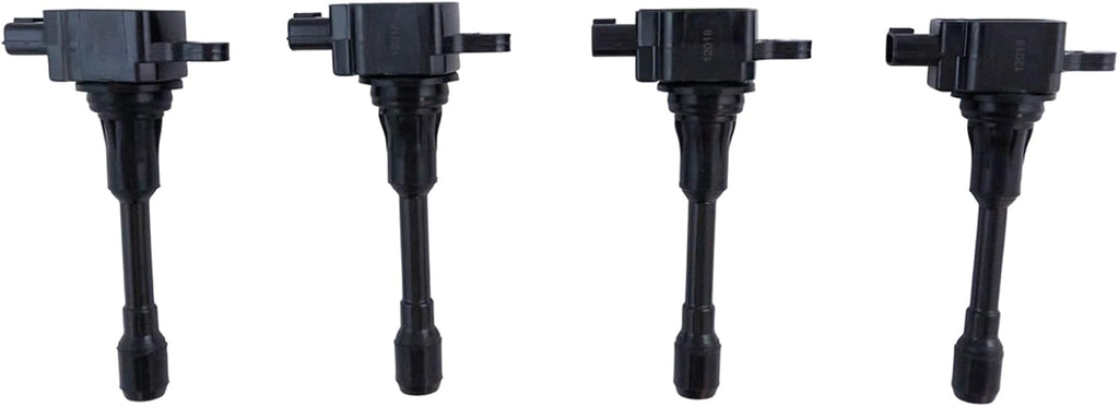 TRQ Ignition Coil Kit 5 Piece Valve Cover Compatible with 2007-2012 Nissan Versa