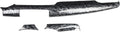 Dashboard Panel Decoration Cover Trim Compatible with Maserati Quattroporte 2014-2021 Carbon Fiber Car Interior Accessories(Wood Grain-LHD)