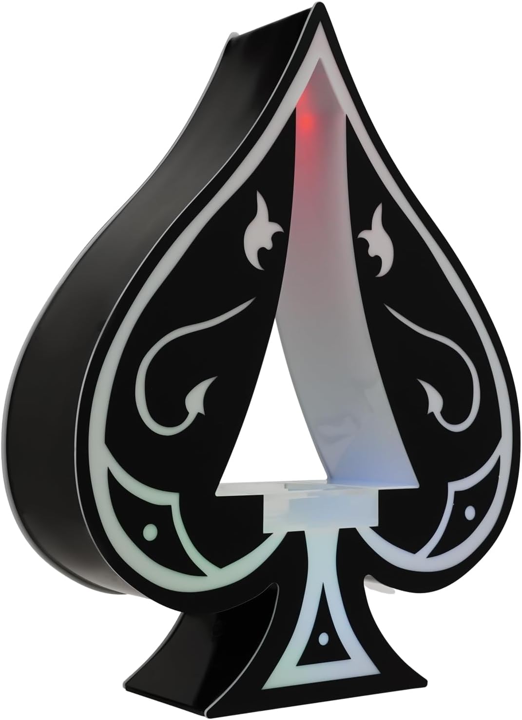 LED Lighted Liquor Bottle Display Shelf, Ace of Spades Champagne VIP Bottle Presenter w/7 Lighting Colors,Champagne Bottle Display Stand for Commercial Bars, Clubs, KTV
