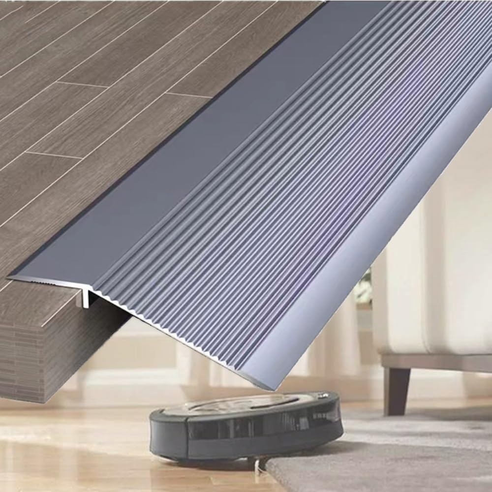 Rubber Threshold Ramp, 2' 7' Rise Lightweight Wheelchair Curb Ramps, Portable Door Entry Ramps for Doorway Sidewalk Garage Warehouse(H 14 CM/5.5')