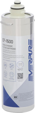 Pentair Everpure EF-1500 Quick-Change Filter Cartridge, EV985850, NSF Certified to Reduce Lead, for Use in Everpure EF-1500 Full Flow Drinking Water System, 1,500 Gallon Capacity, 0.5 Micron