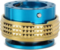 NRG Innovations SRK-210NB/CG Quick Release Kit (New Blue Body / Chrome Gold Pyramid Ring)