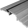 Mill Aluminum Rabbeted Door Threshold with Neoprene Solid Rubber Extrusion (3565MA), SMS # 10 x 1-1/2'' supplied, (4-7/8'' W x 7/8'' H) (96'')