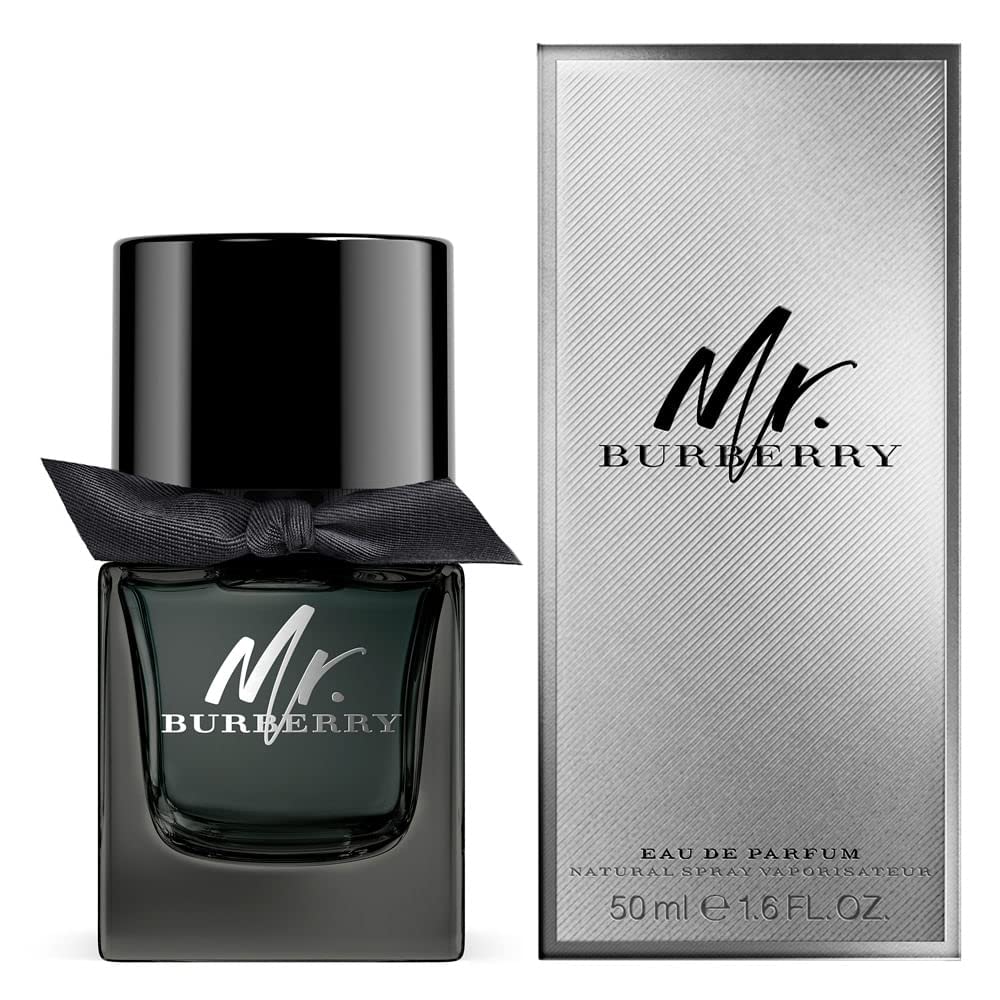 Burberry Mr. Burberry Eau de Parfum – Woody Aromatic Men's Cologne – With Notes of Tarragon, Cinnamon, Patchouli & Vetiver – Long Lasting Fragrance