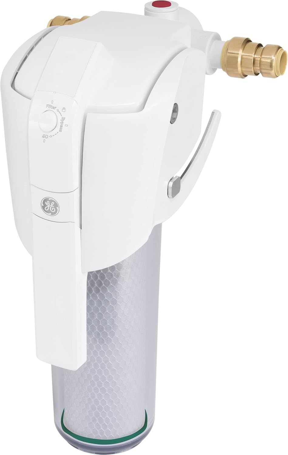 GE FTHLM Whole House Water Filter, Replacement for Water Filtration System, NSF Certified: Reduces Chlorine, Sediment, Rust & Other Impurities, Replace Every 3 Months for Best Results (Pack of 4)