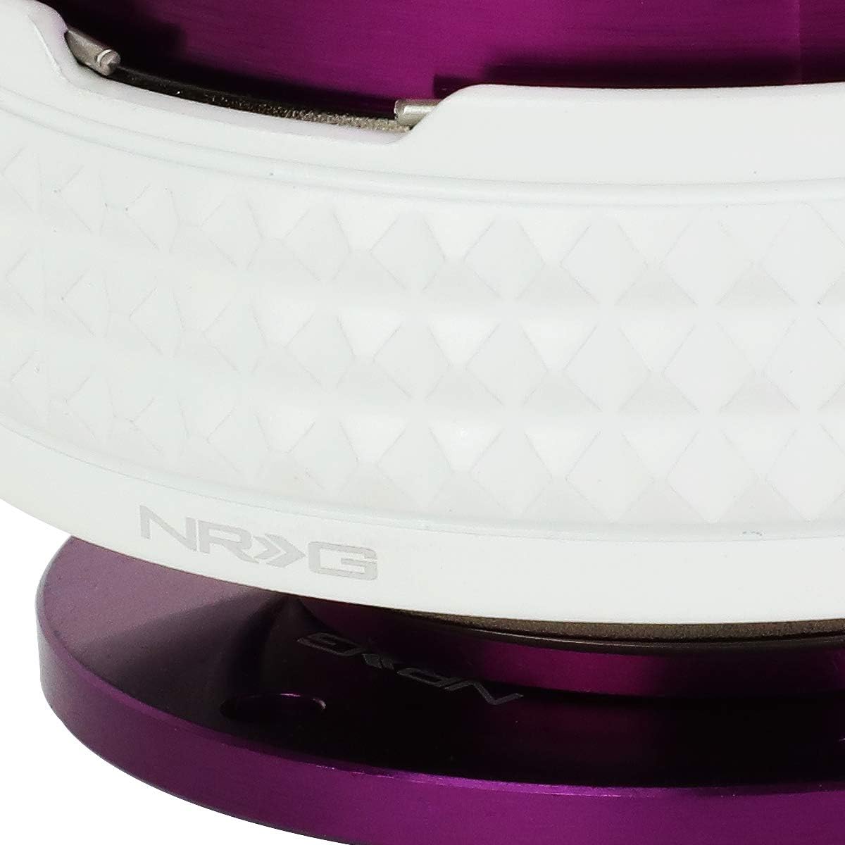 NRG Innovations SRK-210PP/GL Quick Release Kit (Purple Body / Glow in the Dark Pyramid Ring)