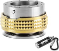 NRG Innovations SRK-210GM-CG Gen 2.1 Steering Wheel Quick Release + LED Keychain Flashlight