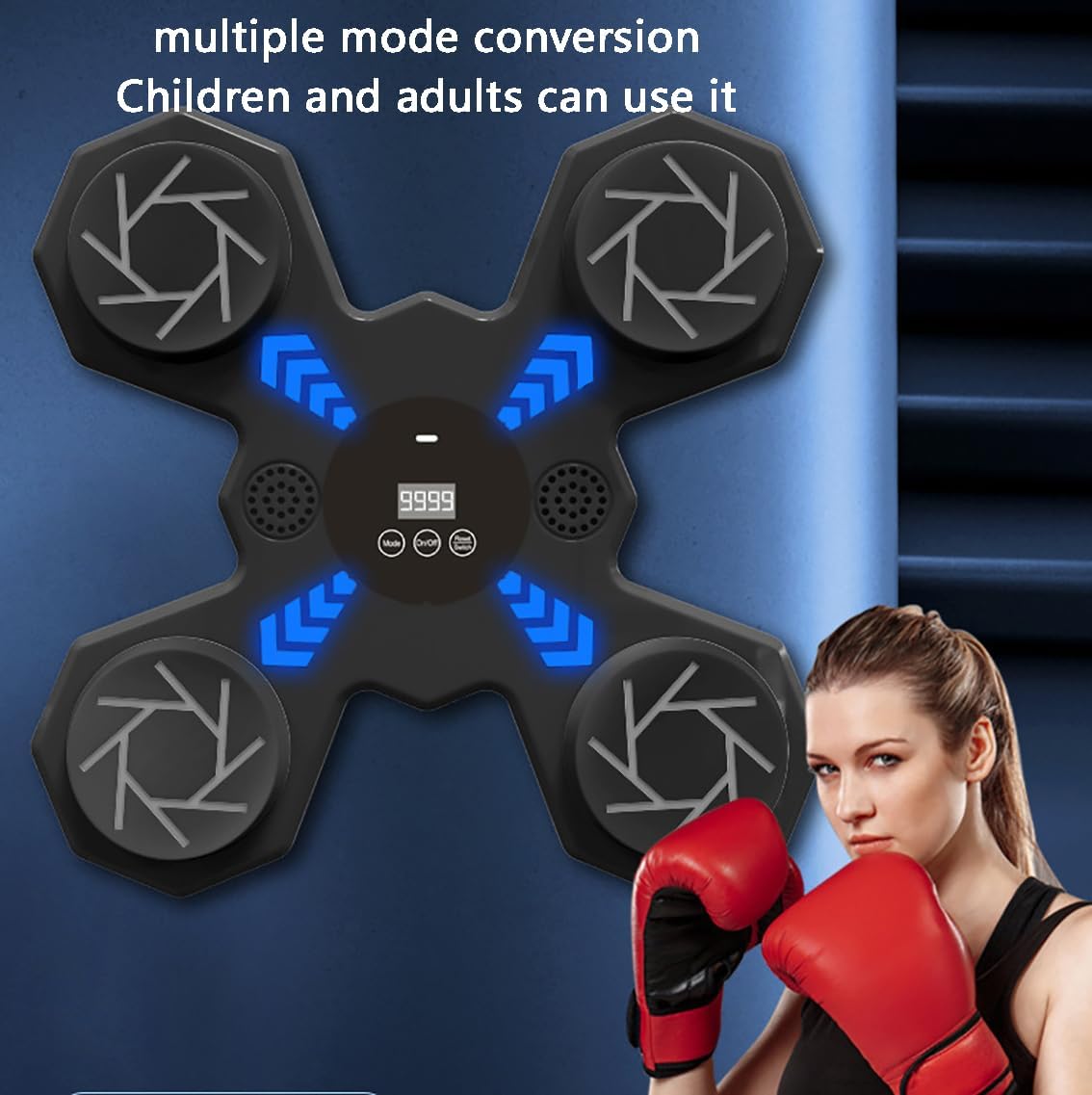 New Smart Music Boxing Machine Smart Wall Boxing Equipment Intelligent Electronic Striking Equipment for Agility Training Target for Home Office and Home Office