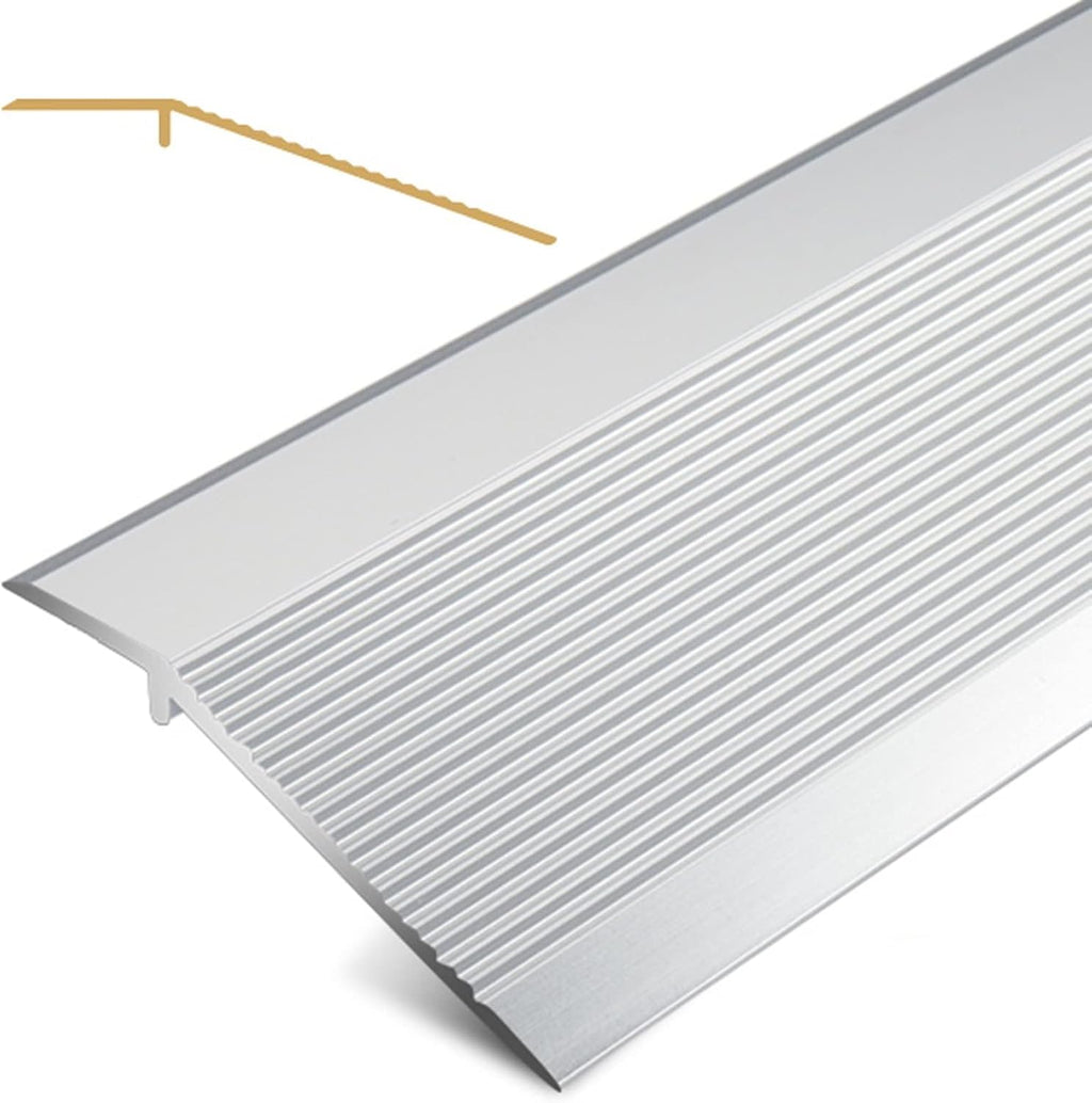 Floor Transition Strips ， Aluminum Alloy Threshold for Wood to Tile, Doorways, Laminate to Hardwood