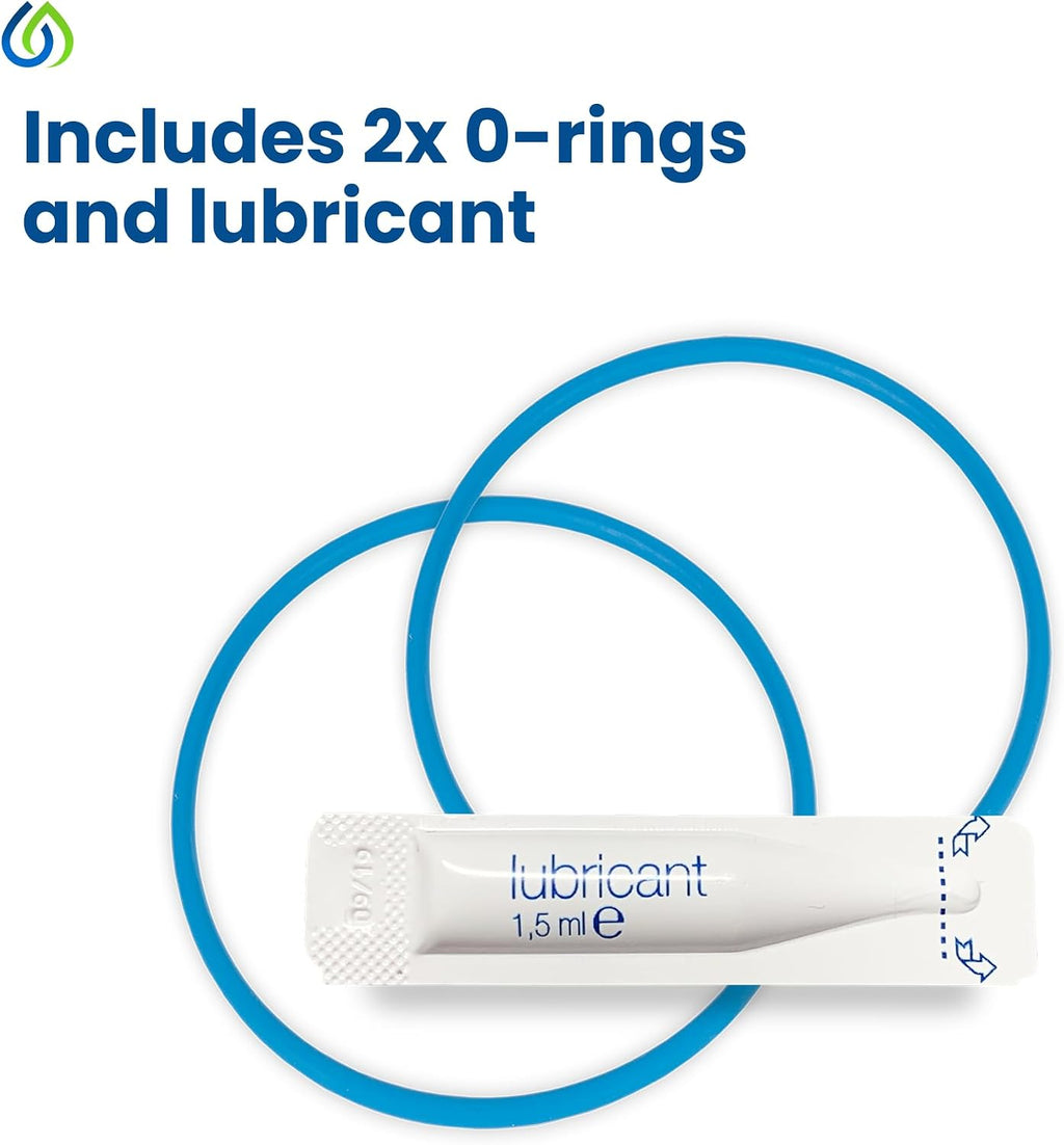 Kind Water Systems Kind Water 5-Micron Sediment & Carbon Replacement Filters – Fits Kind & Evo E-1000/E-3000 Whole House Water Systems – Includes O-Ring Kit & Lubrication – 6-12-Month Filter Refill