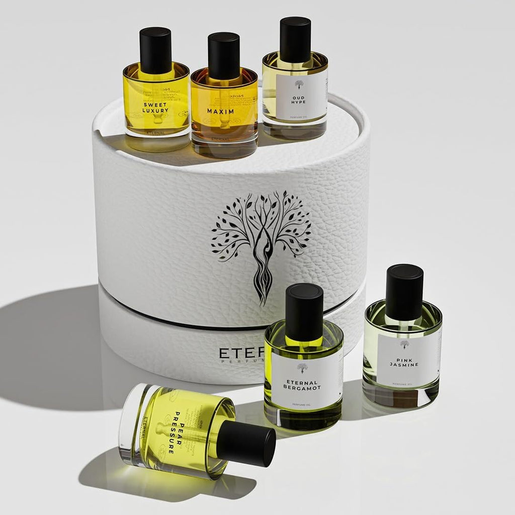 Eternal perfume oils Gift Set 6 Pcs Exquisite Scents Inspired by Iconic Fragrances Long Lasting perfumes for women Alcohol Free perfume for men Unisex Perfume Gift Set travel size womens Perfumes