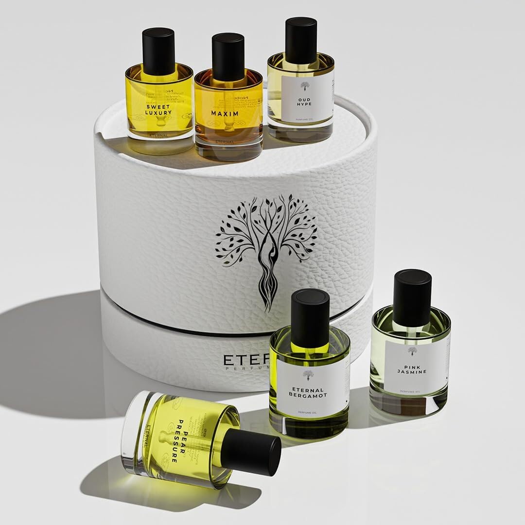 Eternal perfume oils Gift Set 6 Pcs Exquisite Scents Inspired by Iconic Fragrances Long Lasting perfumes for women Alcohol Free perfume for men Unisex Perfume Gift Set travel size womens Perfumes