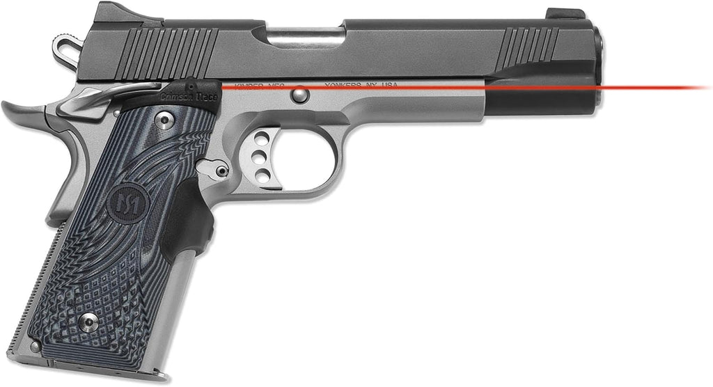 Crimson Trace LG-904 G10 Master Series Lasergrips Laser Sight with Instinctive Activation for 1911 Full-Size Pistols, Defensive Shooting and Competition