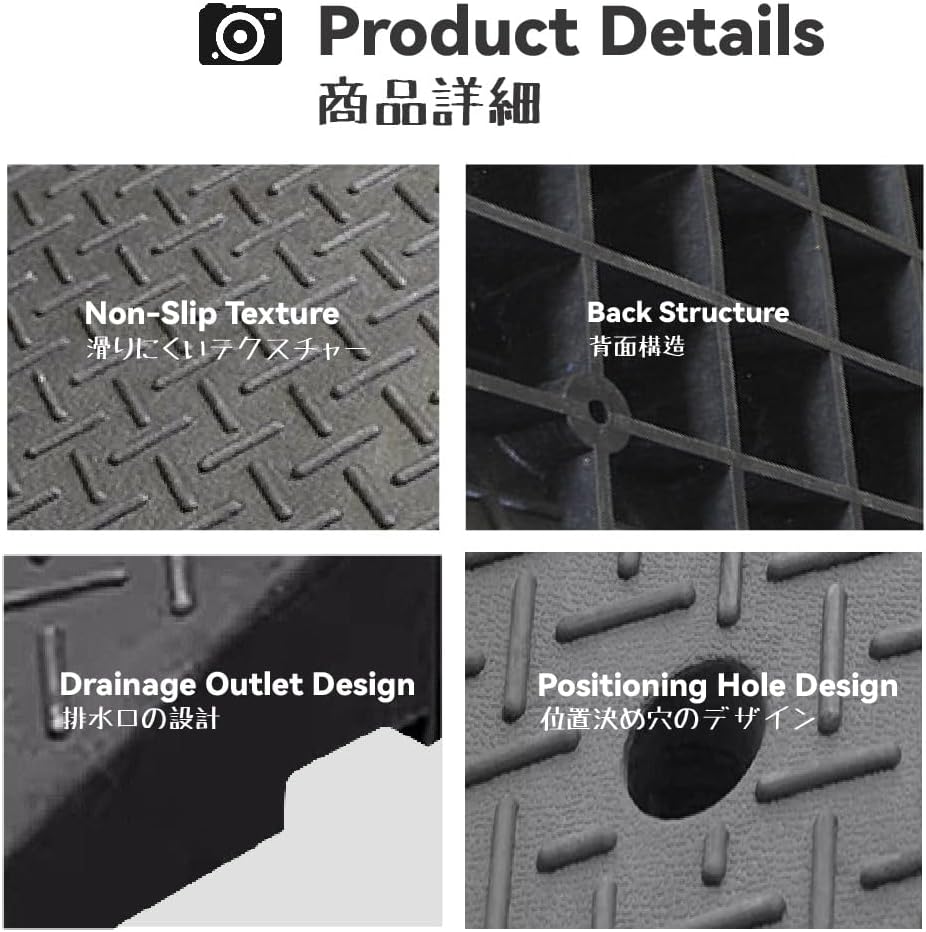 Portable Kerb Ramp Heavy Duty Rubber Curb Ramp Rise Height Threshold Ramp Driveway Ramps for Car Motorcycle Wheelchairs Scooter Bike Truck Forklifts(19.7x31.5x5.9in)