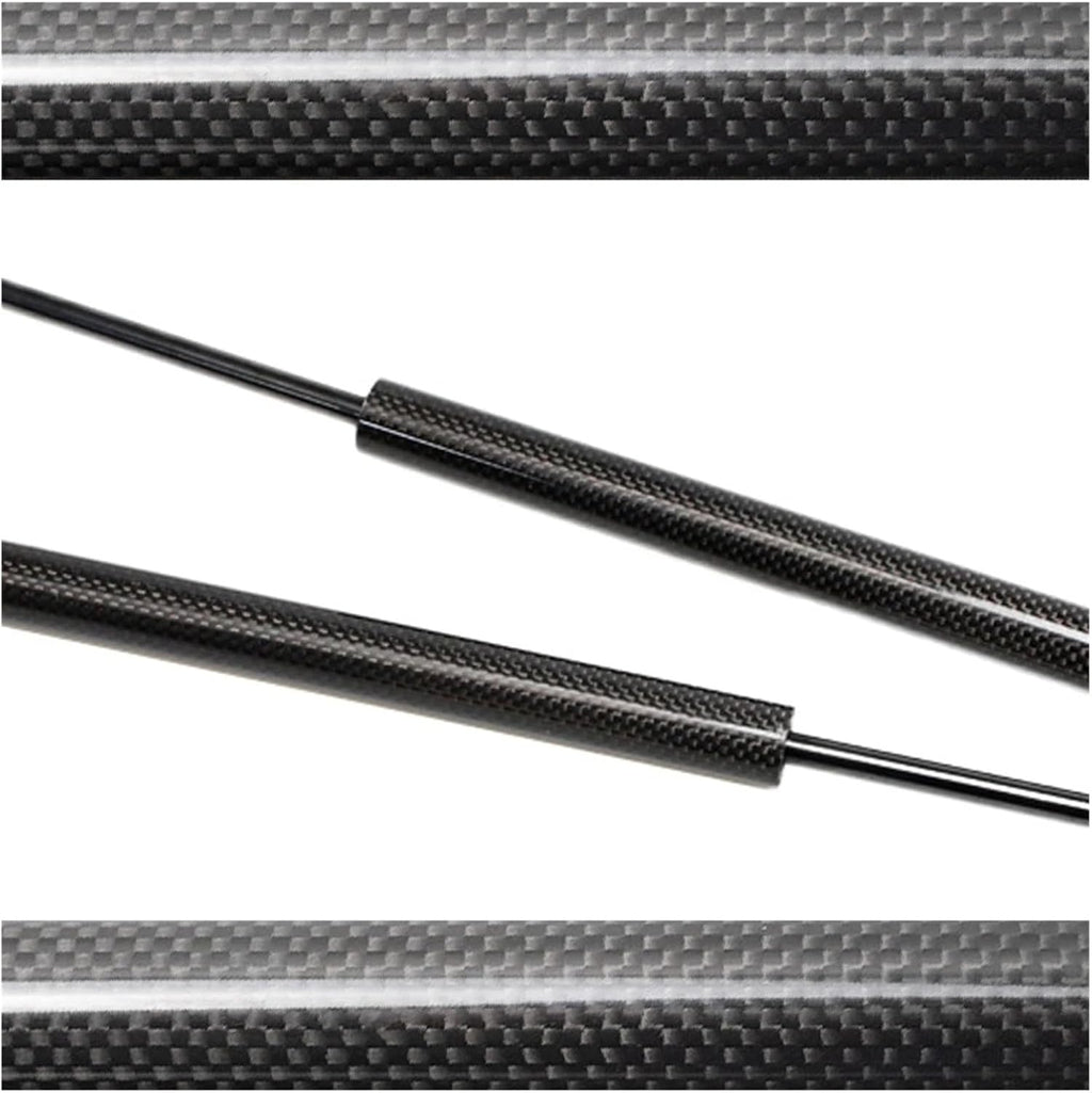 Dampers 1991-1998 Compatible with VW Golf MK3 Front Bonnet Hood Modify Lift Support Shock Accessories Absorber Car Parts(Color:Black Carbon Fiber)