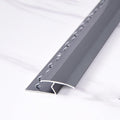 Carpet to Wood Floor Transition Strip - Metal Z Molding Doorway Threshold Edging Trim for Tile and Hardwood Flooring - Cuttable Design for Easy Installation