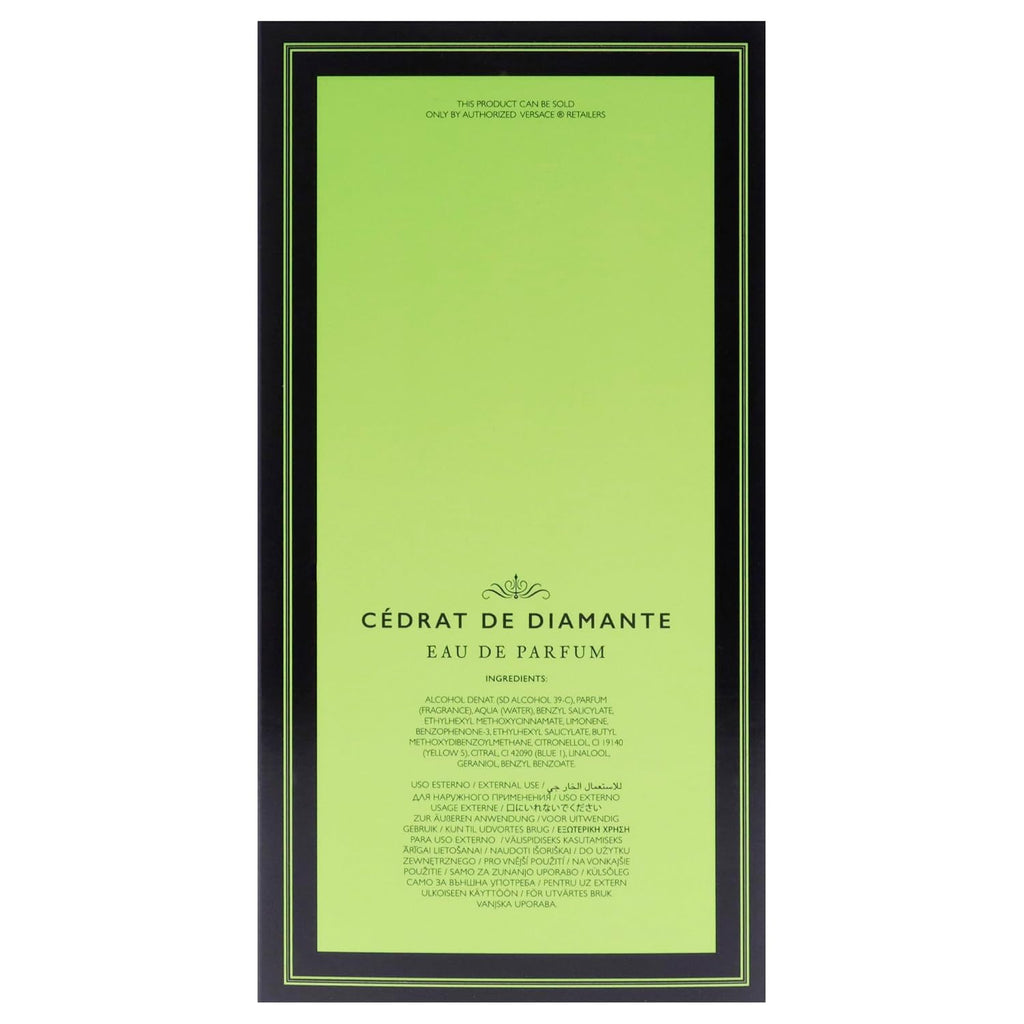 Atelier Cedrat De Diamante by Versace for Unisex - 3.4 oz EDP Spray