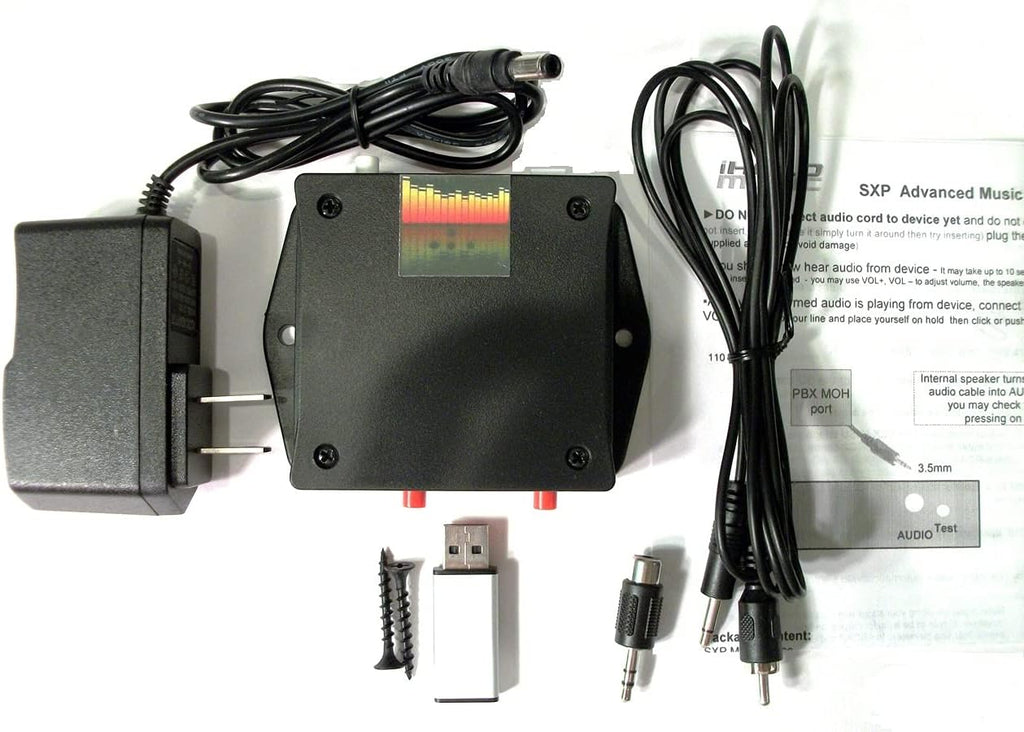Image Audio SXP message and music on hold digital player with both USB and SD and over 50 MP3 music on hold files