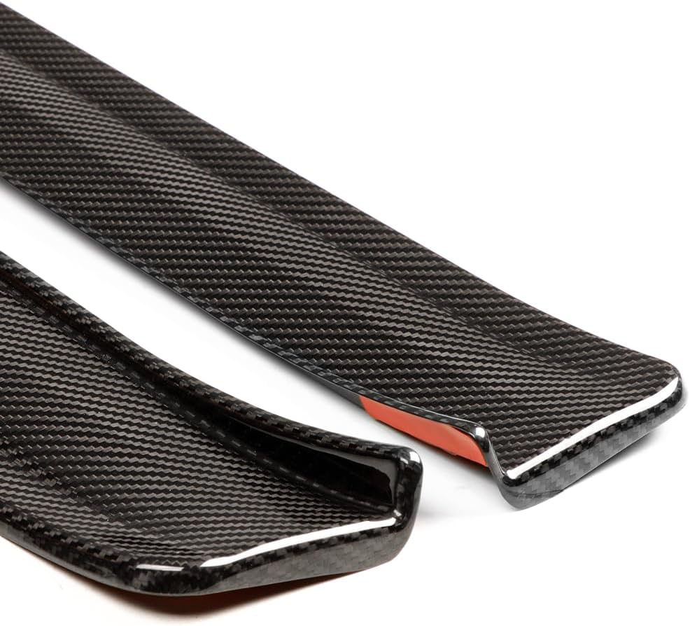 JSWAN 2pcs Carbon Fiber Door Edge Guards Door Sill Protector Fit for Nissan Z RZ34 400Z Fairlady Z (2023 2024 2025 up) Door Threshold Protection Door Pedal Kick Panel Strip Cover