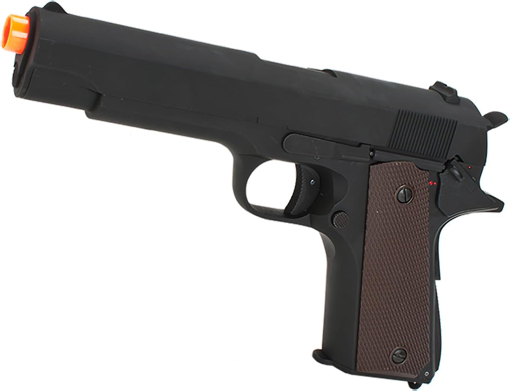 Evike Airsoft - CYMA New Gen. Tokyo Marui Inspired Heavy Weight 1911 AEP Airsoft Pistol w/Metal Gearbox